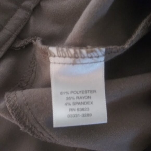 Christopher & Banks women's size 12 tan stretch pants - Picture 14 of 14